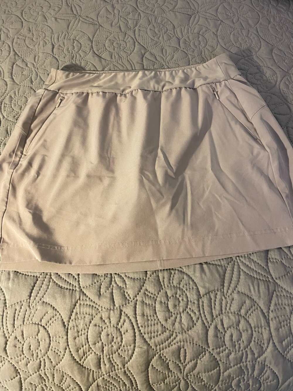 RBX Light Mauve Athletic Skort with Built-In Shorts